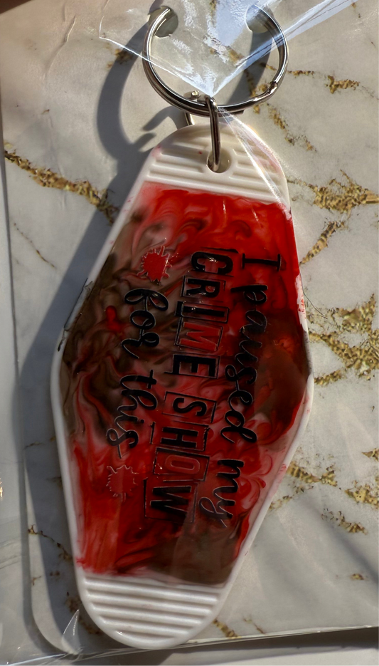 RTS I paused my crime show for this keychain